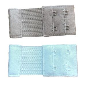 Bra Extender Lot of 2 White Nude Tan Band